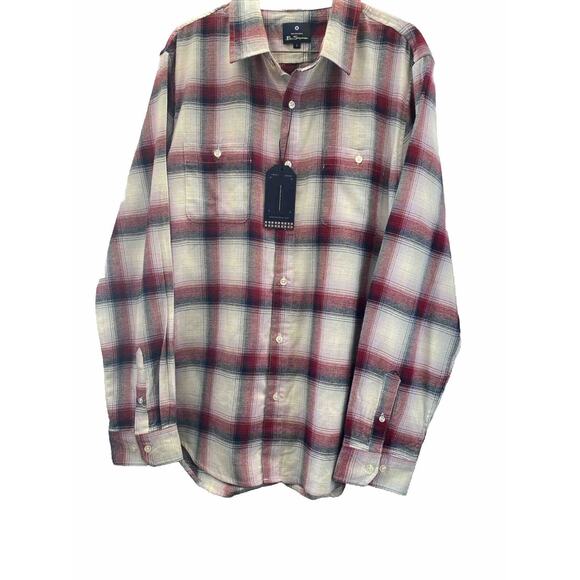 The original Ben Sherman Shirt Classic Button Down Long Sleeve Size Large - Picture 5 of 6